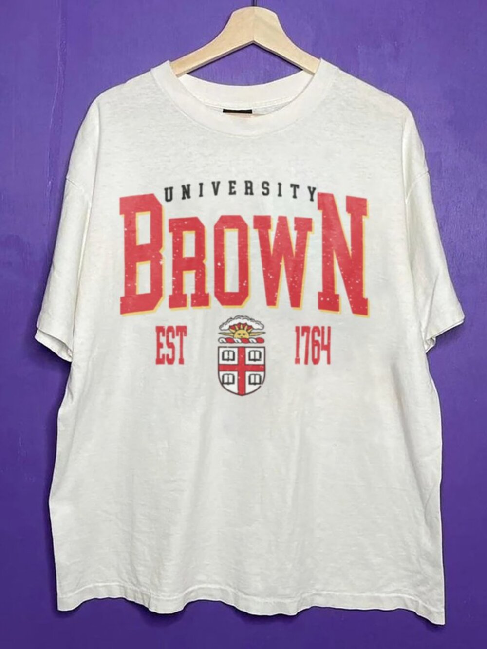 Vintage Brown University Style Shirt, Brown University Shirt, Brown College Tee